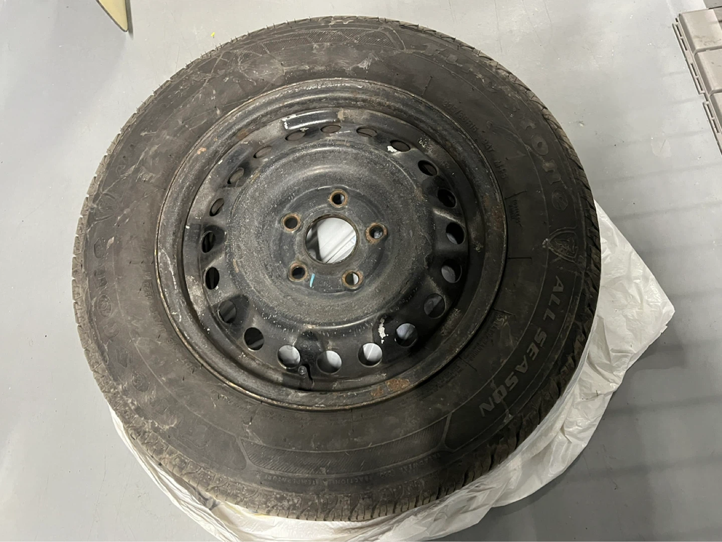 Firestone All Season Tires + Steel Rims (Set of 4) $200