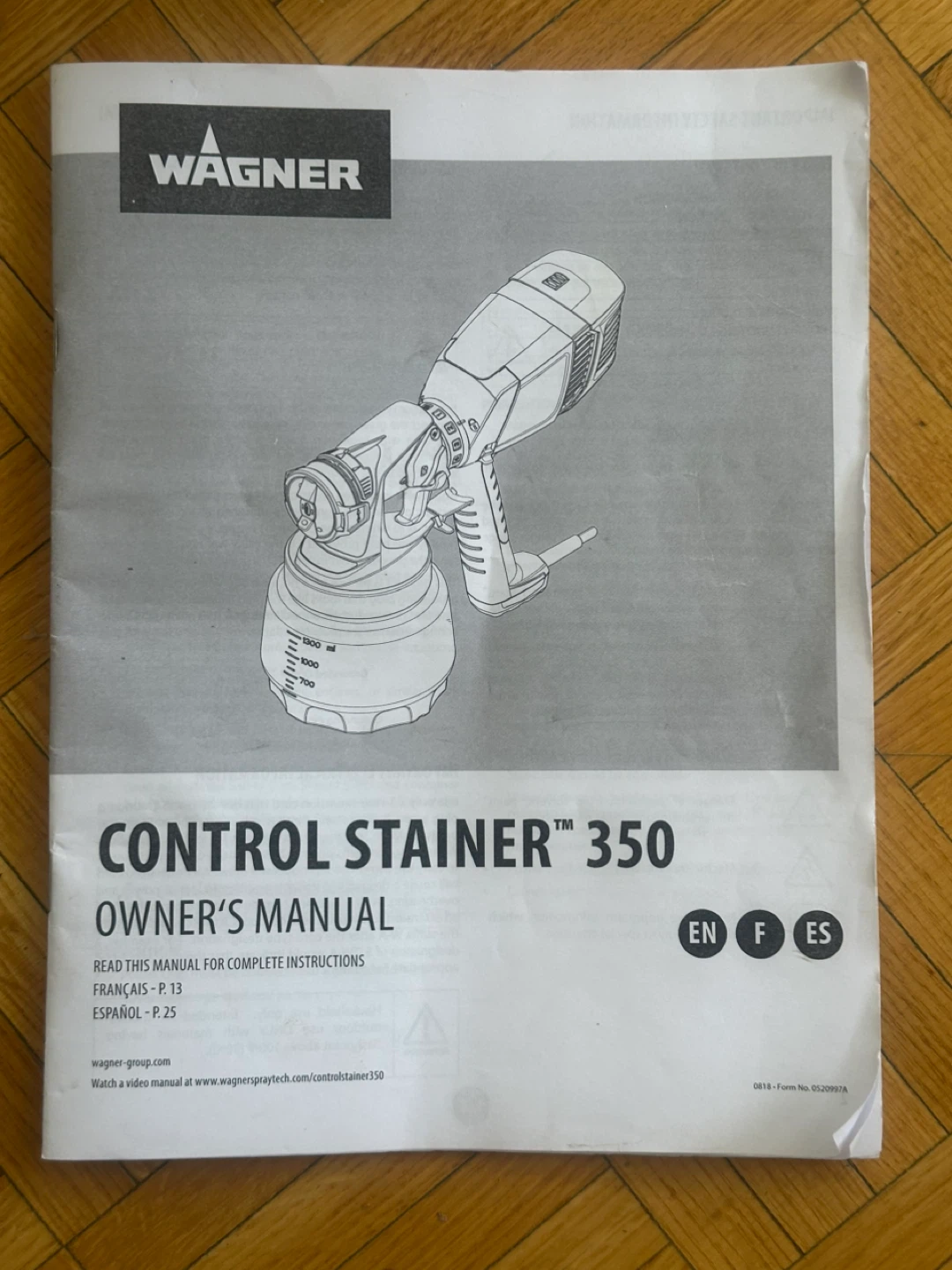 Wagner Control Stainer 350 Paint Sprayer - photo 4