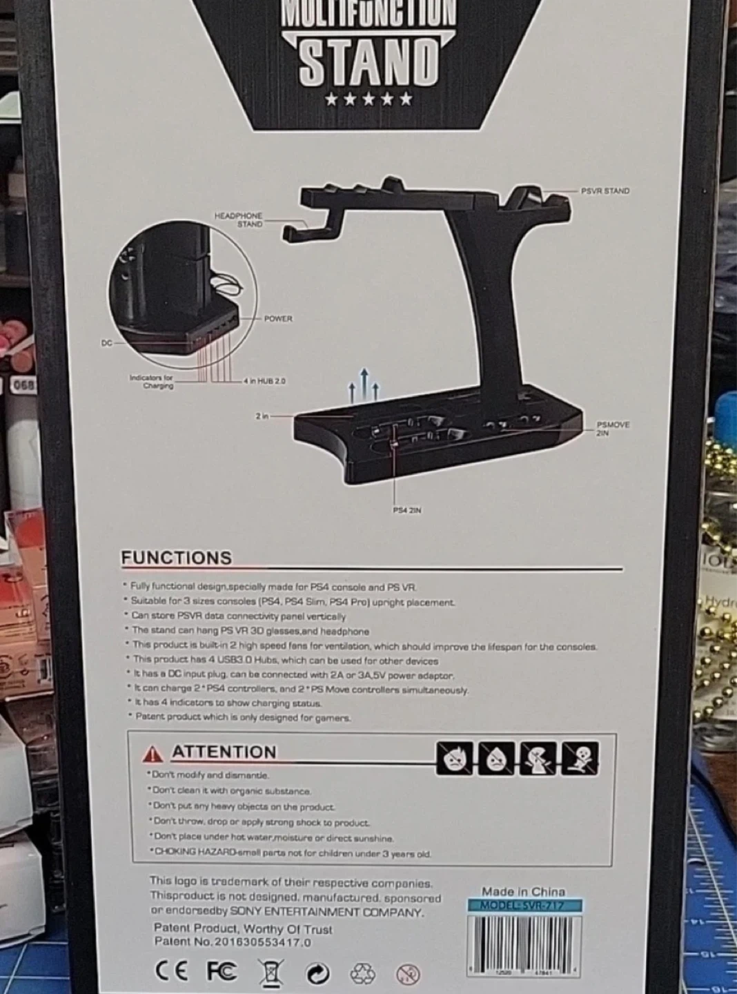 SKYWIN NIB All in ONE Charging Station PS4 Controls PS Move PSVR - photo 2