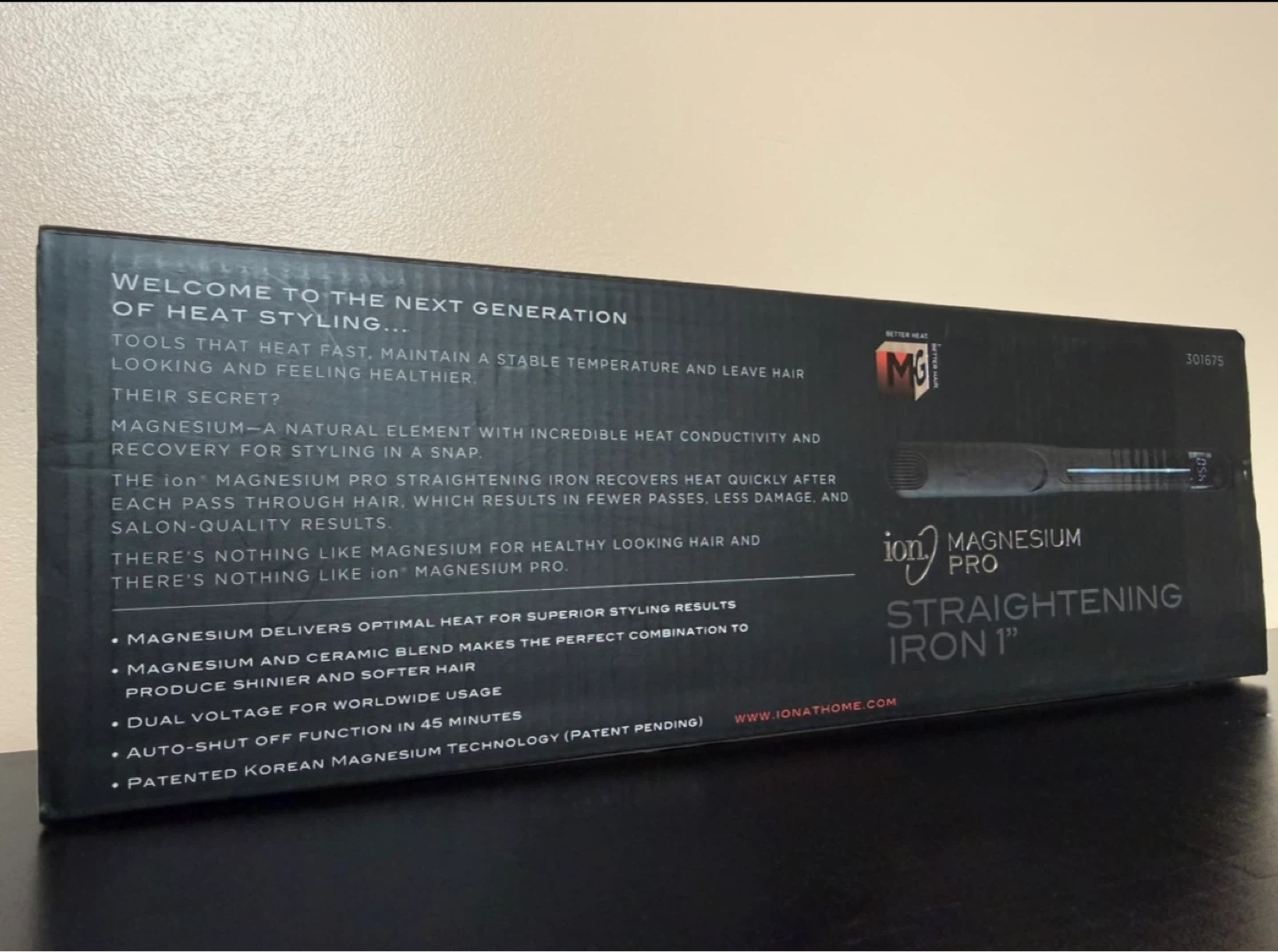 Ion Magnesium Pro Straightening Iron 1" - photo 4