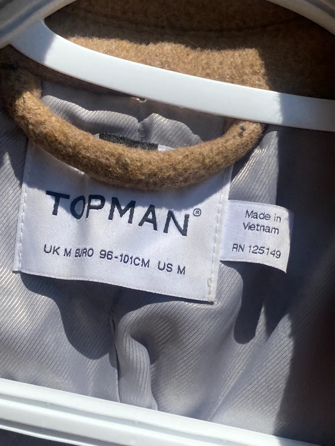 TOPMAN Wool Blend Coat - photo 2
