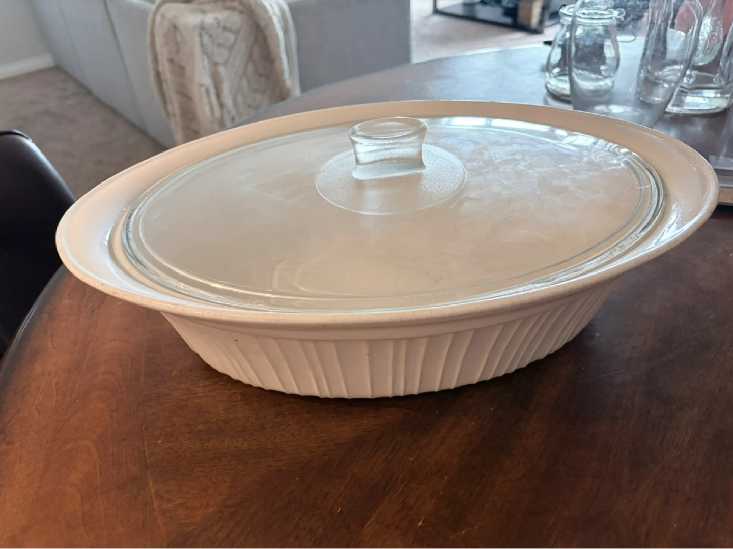 White Ramekins Set with Baking Dish - photo 5