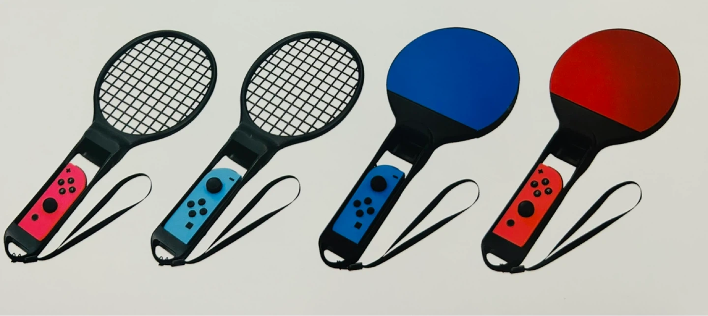 NIB Nintendo Switch Sports Bundle Table Tennis Rackets - photo 2