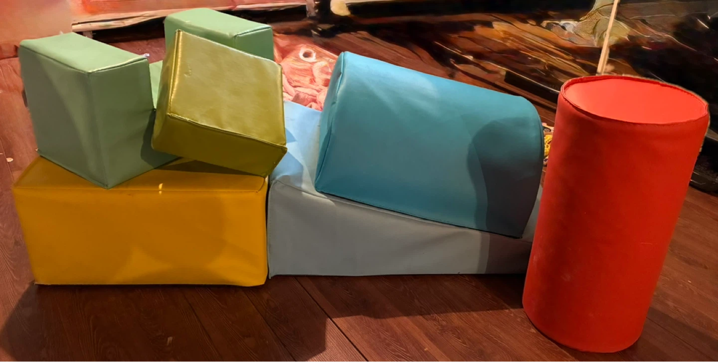 Soft Play Blocks Set - Multi-Coloured