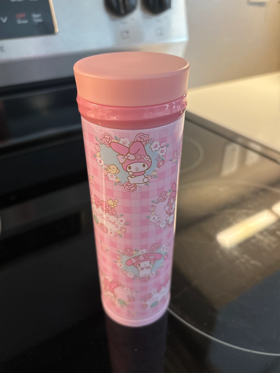My Melody Pink Plaid Tumbler