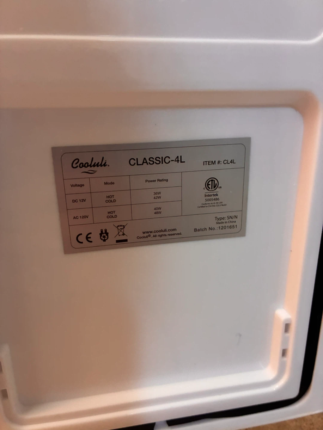 Cooluli Classic 4L Mini Fridge - photo 3