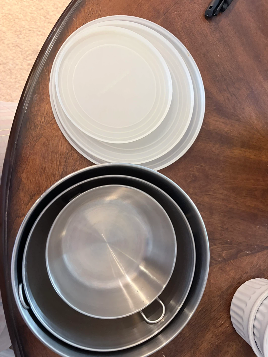 Lagostina Stainless Steel Nesting Bowls with Lids - photo 3