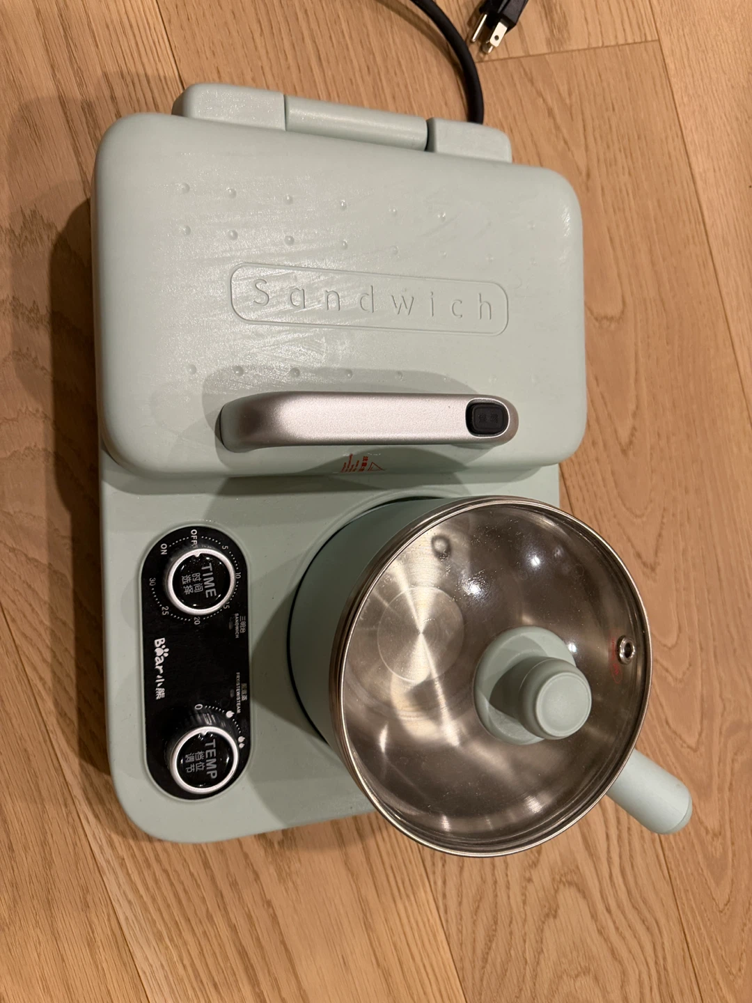 Bear Electric Sandwich Maker and Pot
