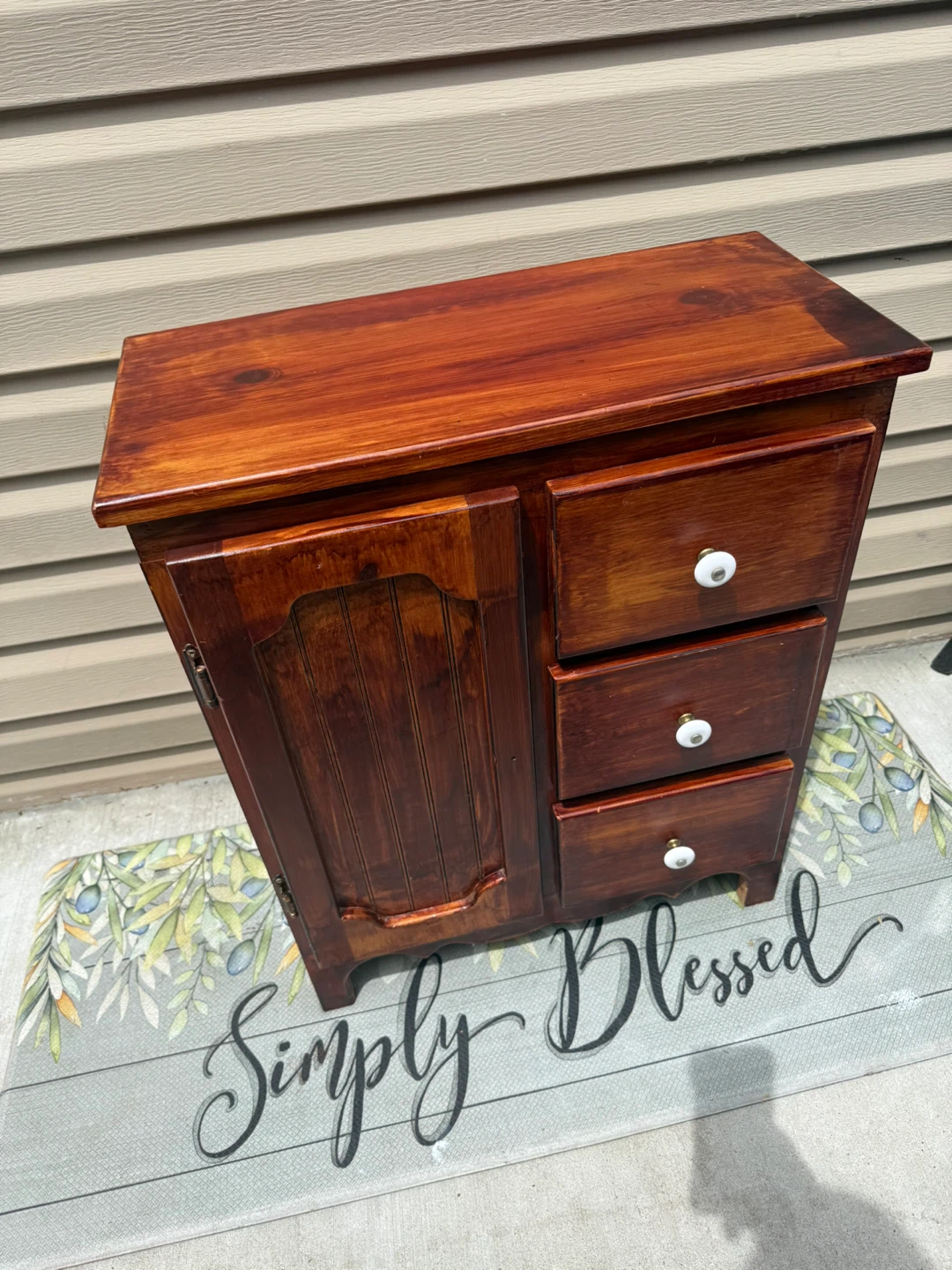 Wooden Cabinet with Drawers