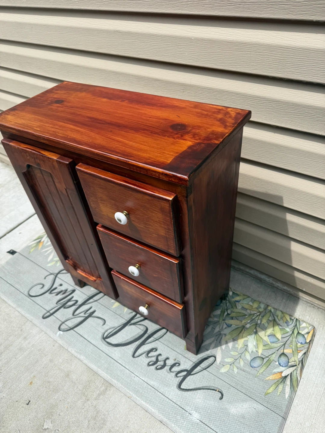 Wooden Cabinet with Drawers - photo 3