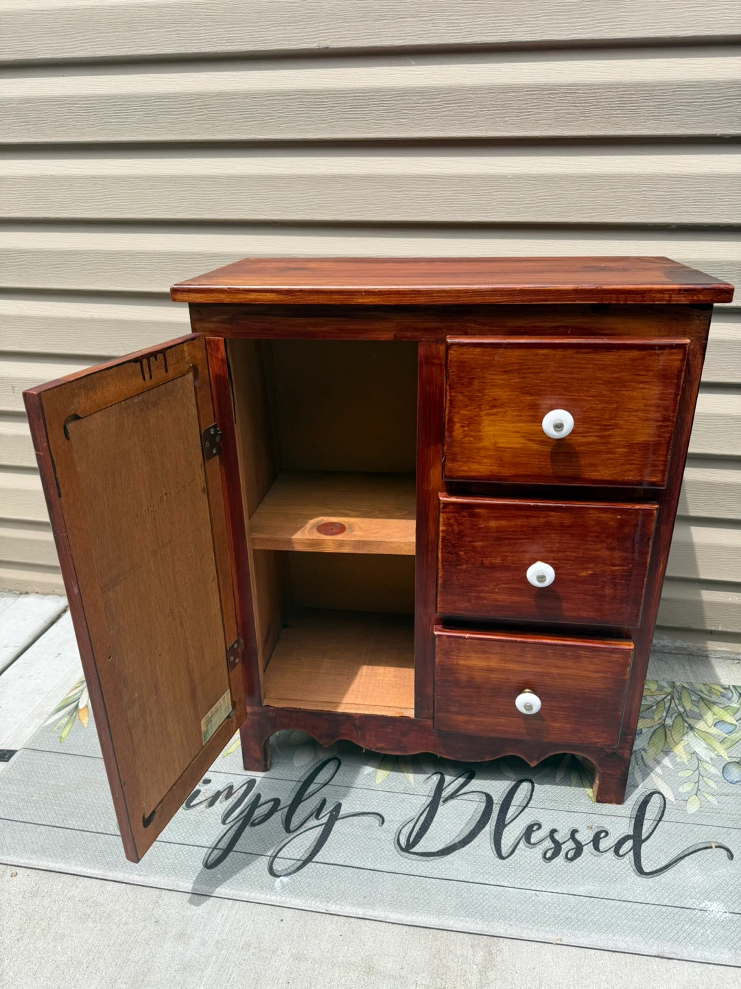 Wooden Cabinet with Drawers - photo 4