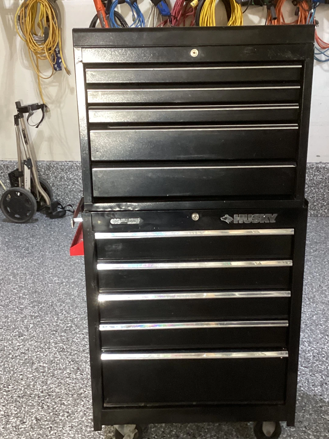 Husky Black 8-Drawer Rolling Tool Chest