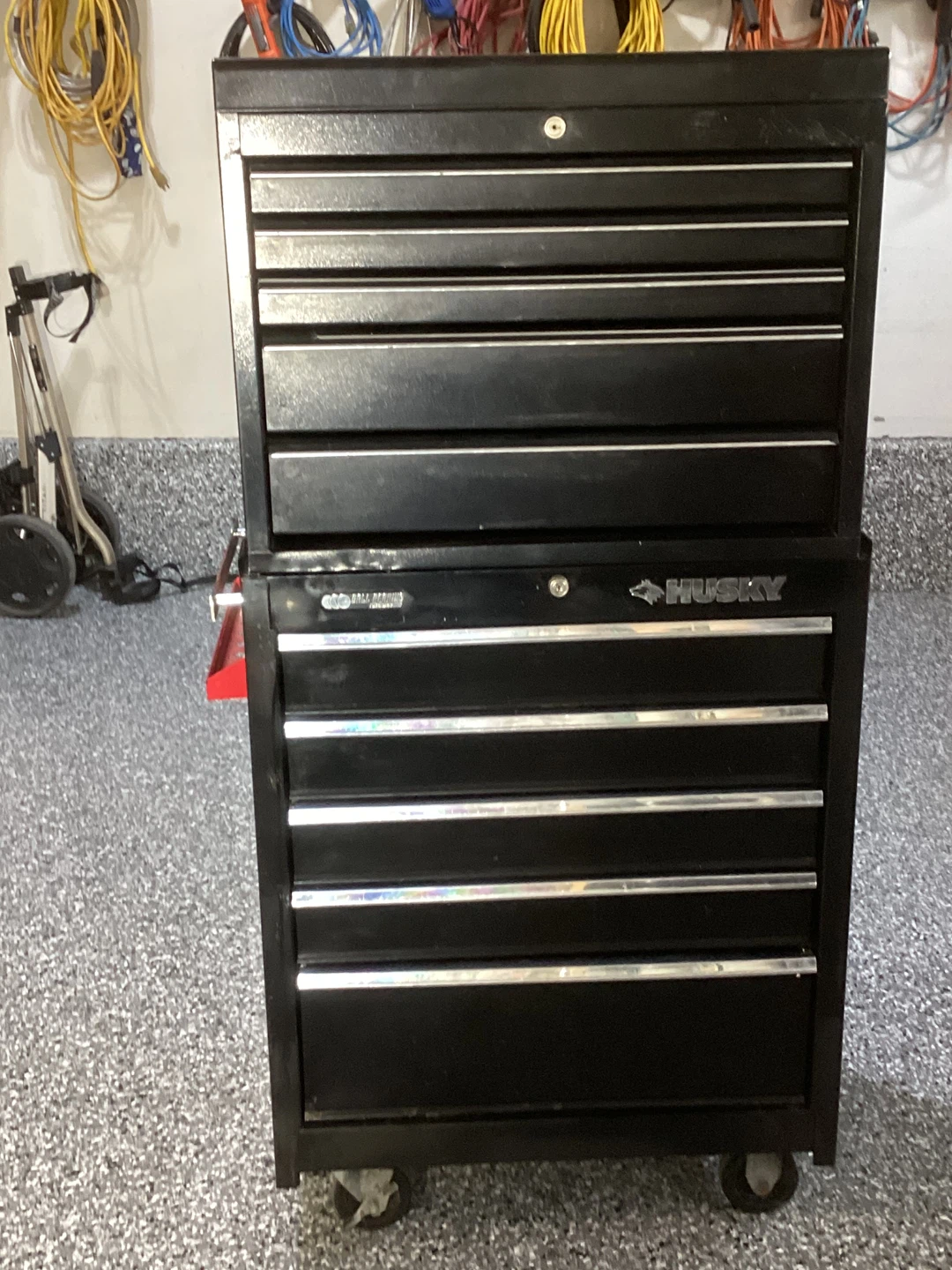 Husky Black 8-Drawer Rolling Tool Chest - photo 2