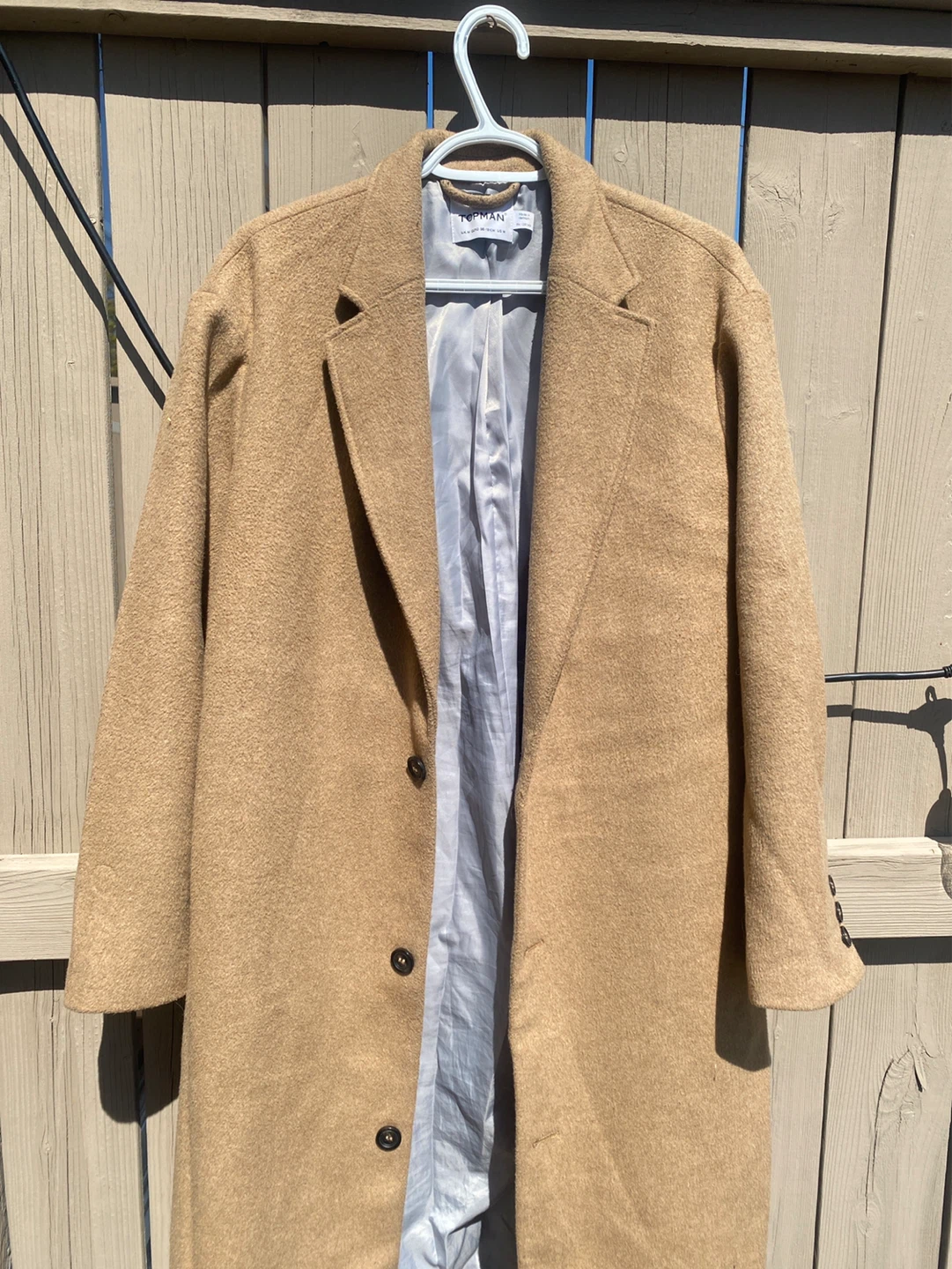 TOPMAN Wool Blend Coat