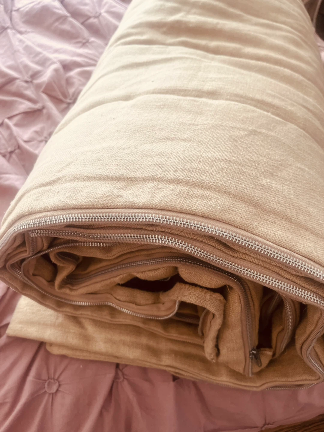 Hemp Linen Sleeping Bag with Organic Hemp filler - Double