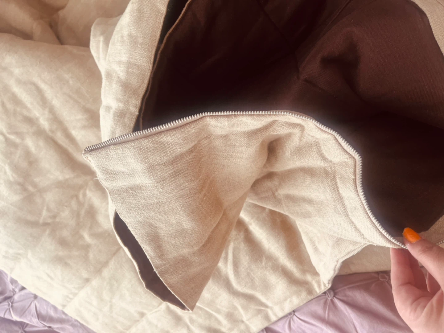 Hemp Linen Sleeping Bag with Organic Hemp filler - Double - photo 3