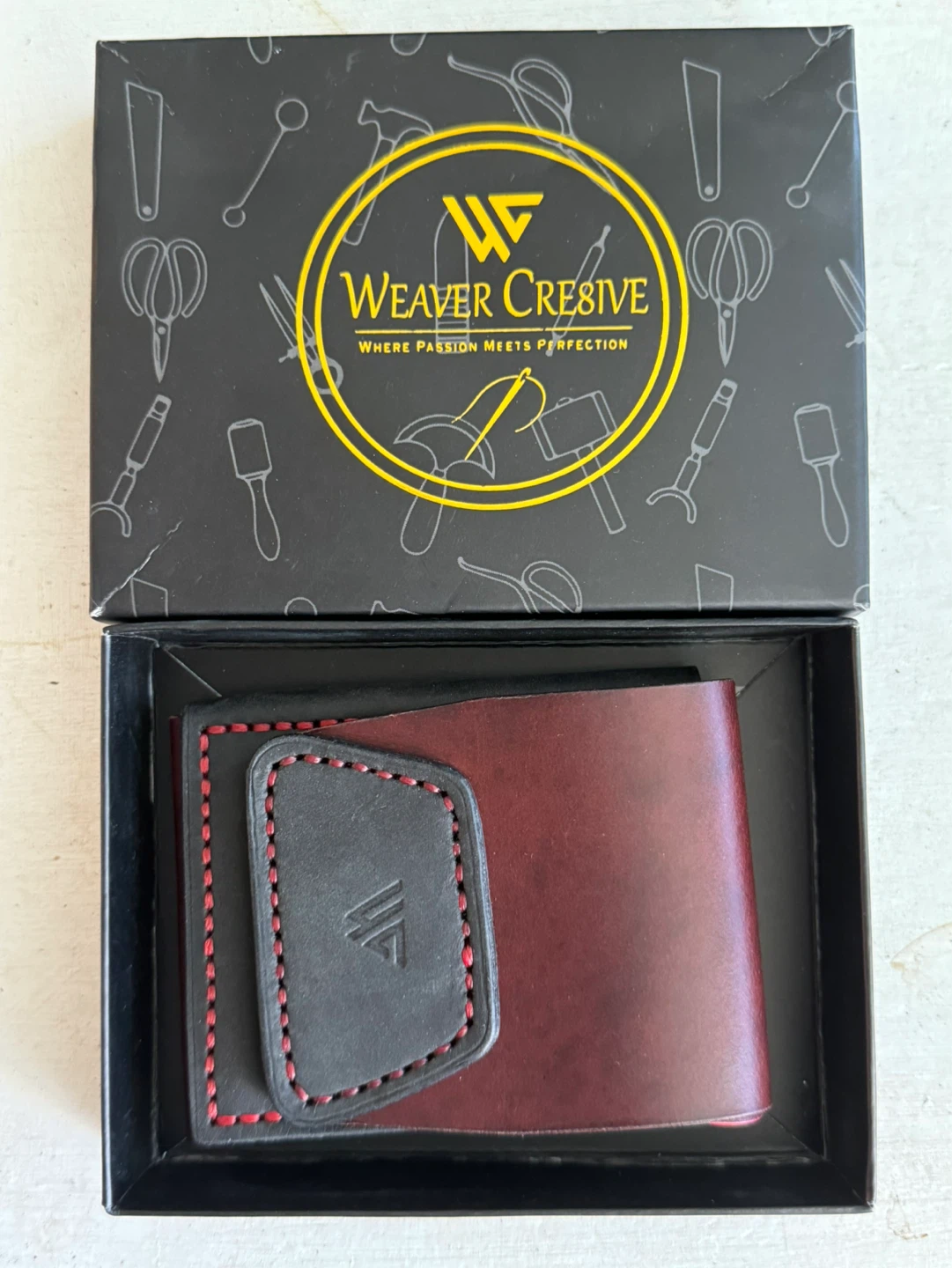 Weaver Creative Leather Card Holder