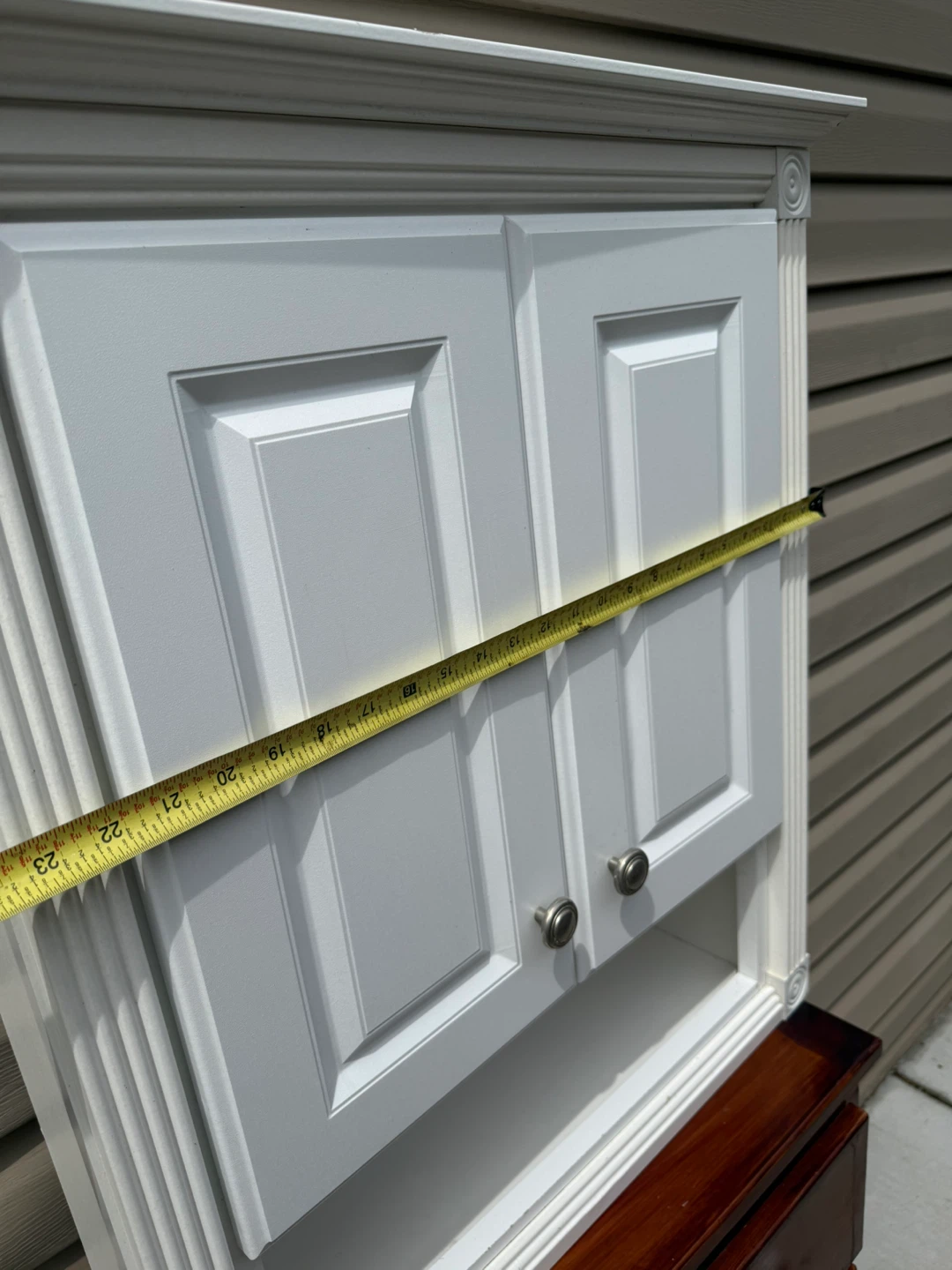White  Cabinet with Double Doors - photo 5