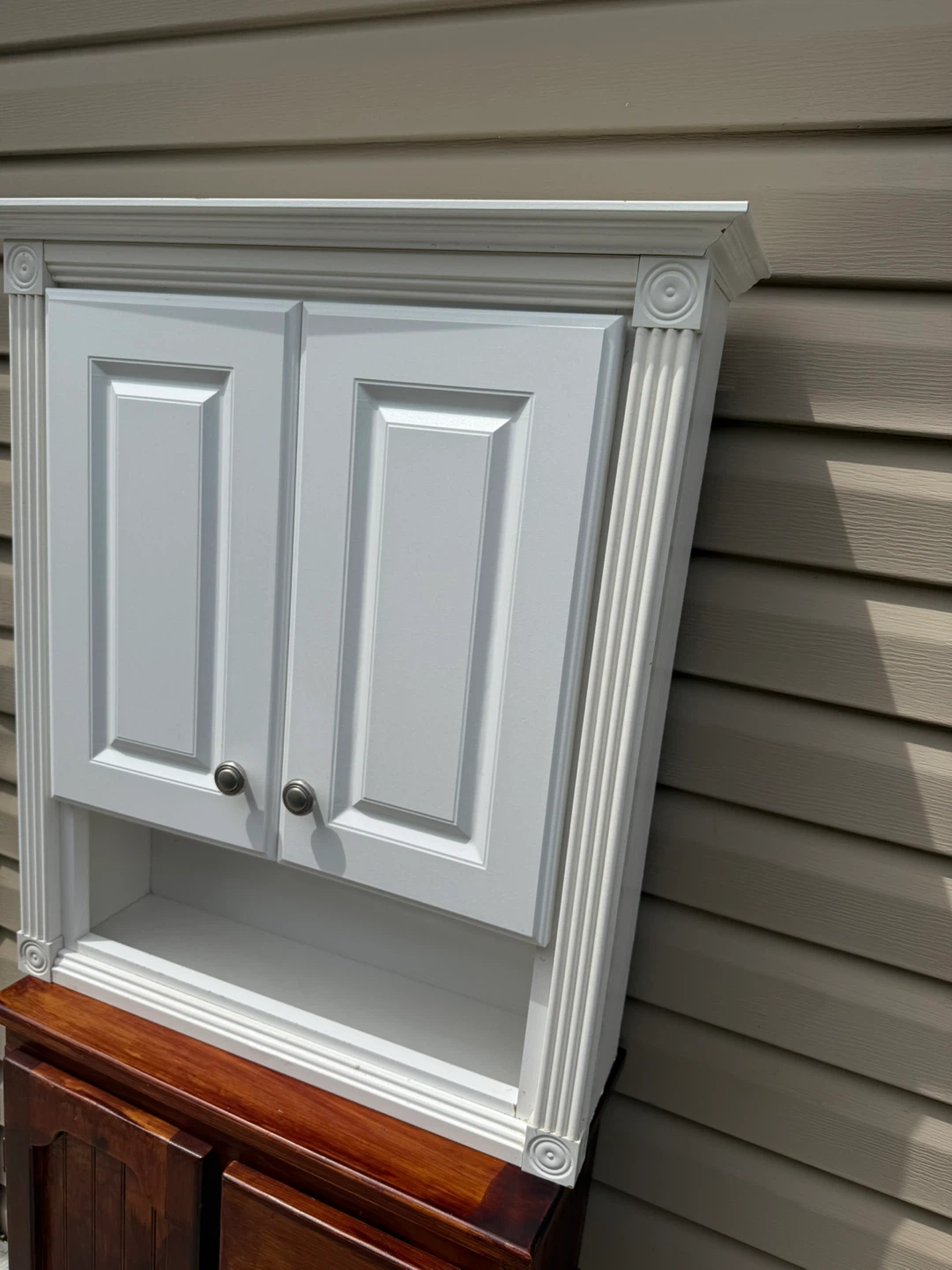White  Cabinet with Double Doors - photo 2