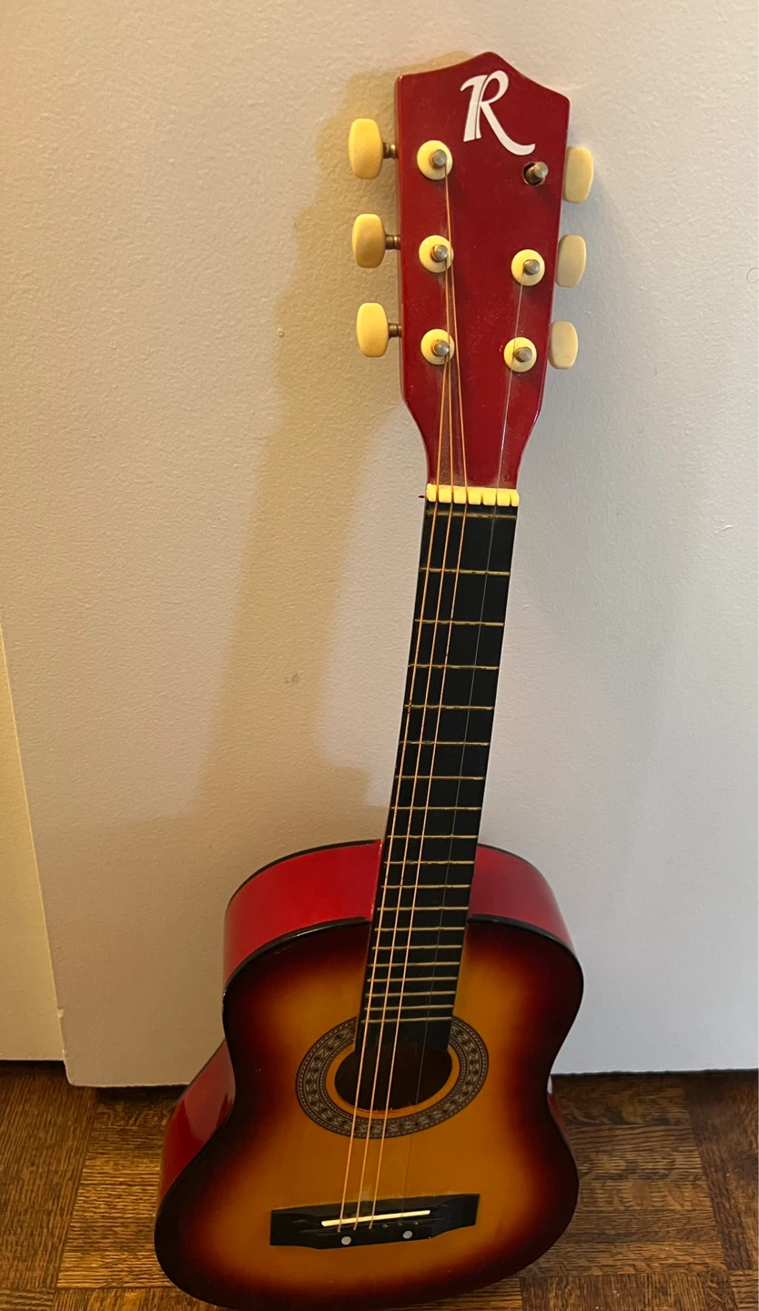 Red Acoustic Guitar