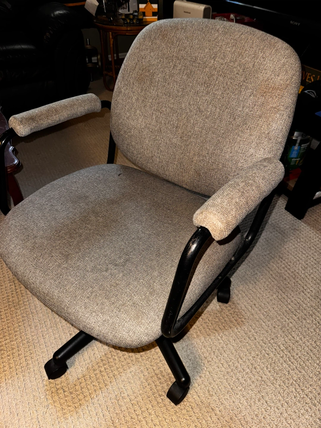 Office Chair - Beige Fabric