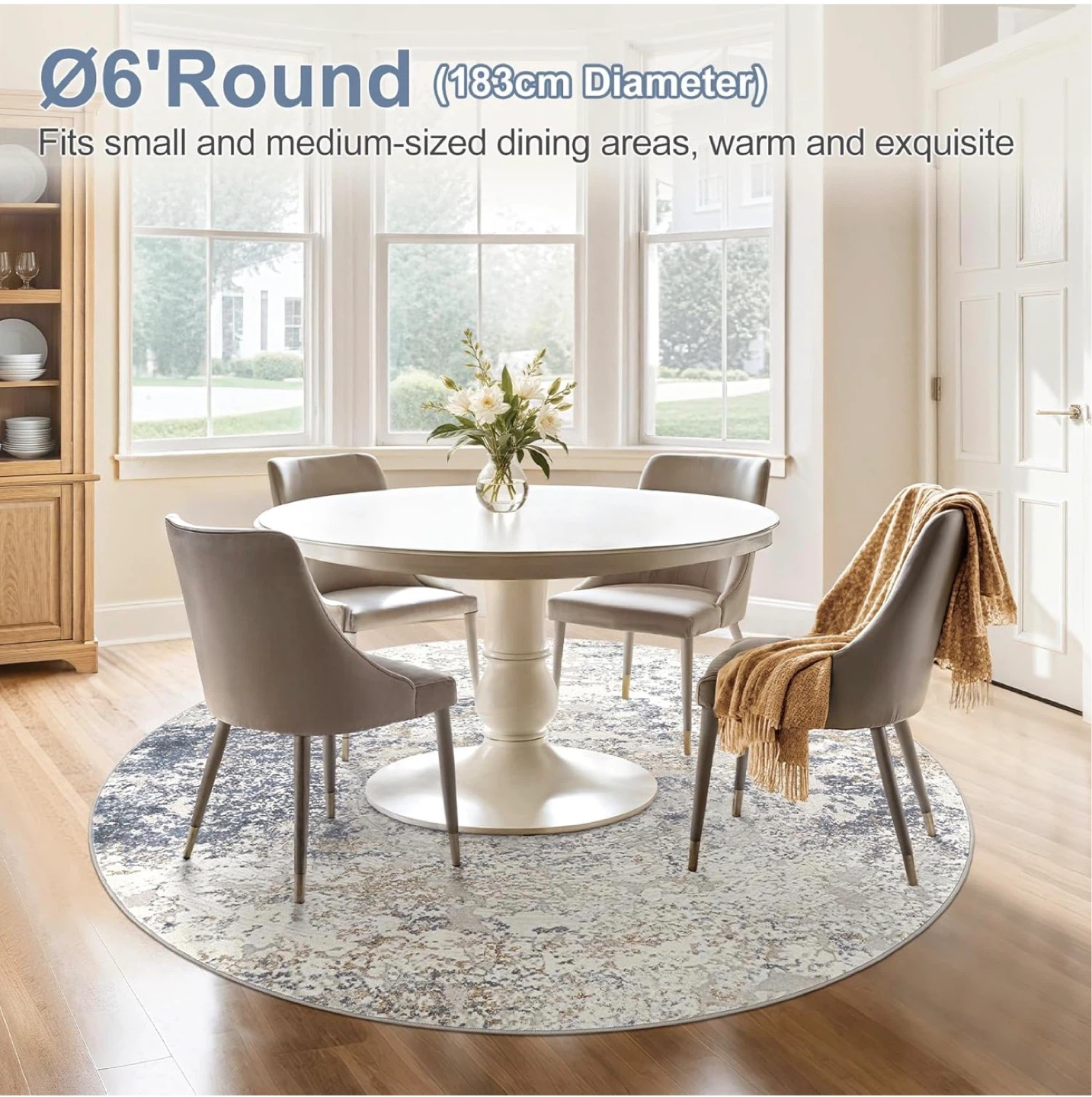 Round Area Rug - 6' Diameter - photo 2