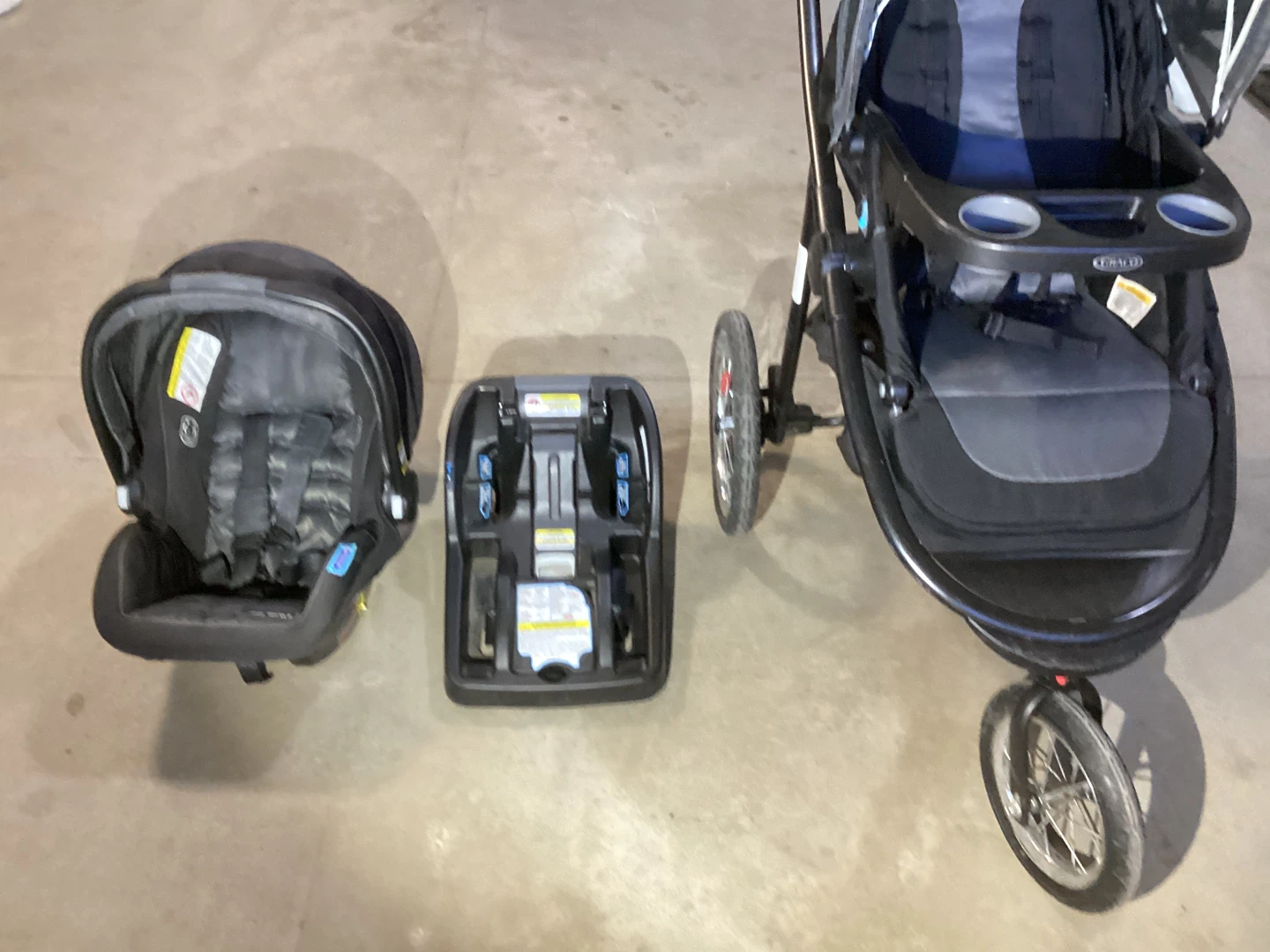 Graco Travel System Stroller and Car Seat