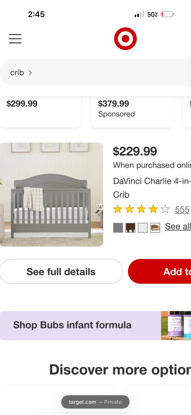 DaVinci Charlie 4-in-1 Crib