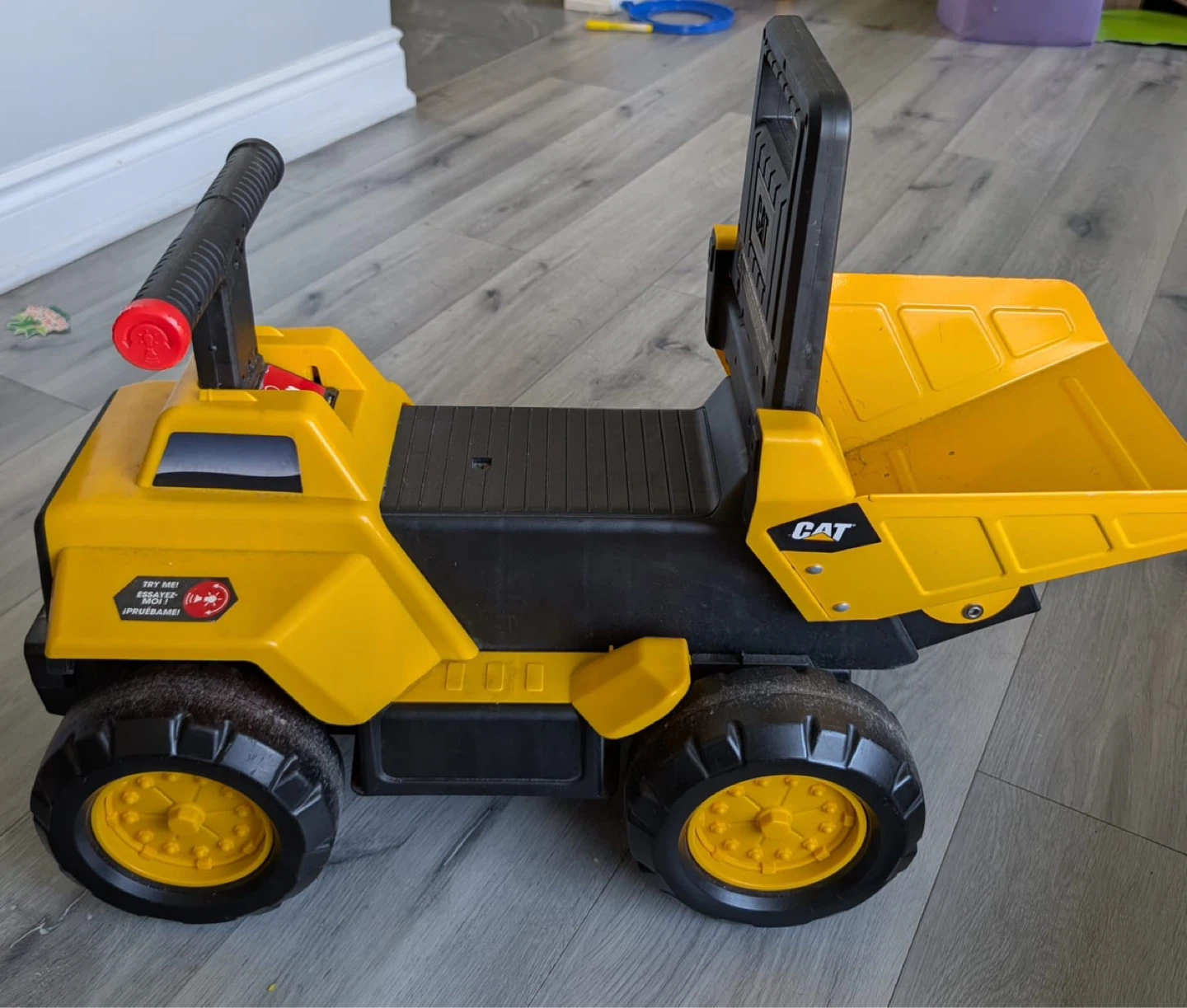 CAT Ride-On Construction Dump Truck Toy