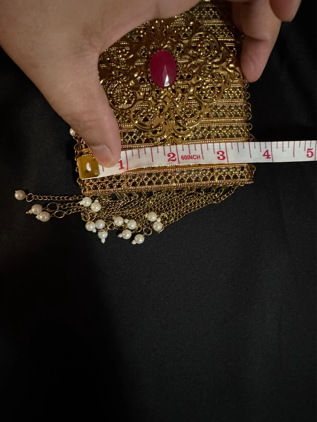Phone Brass Metal Clutch - photo 5