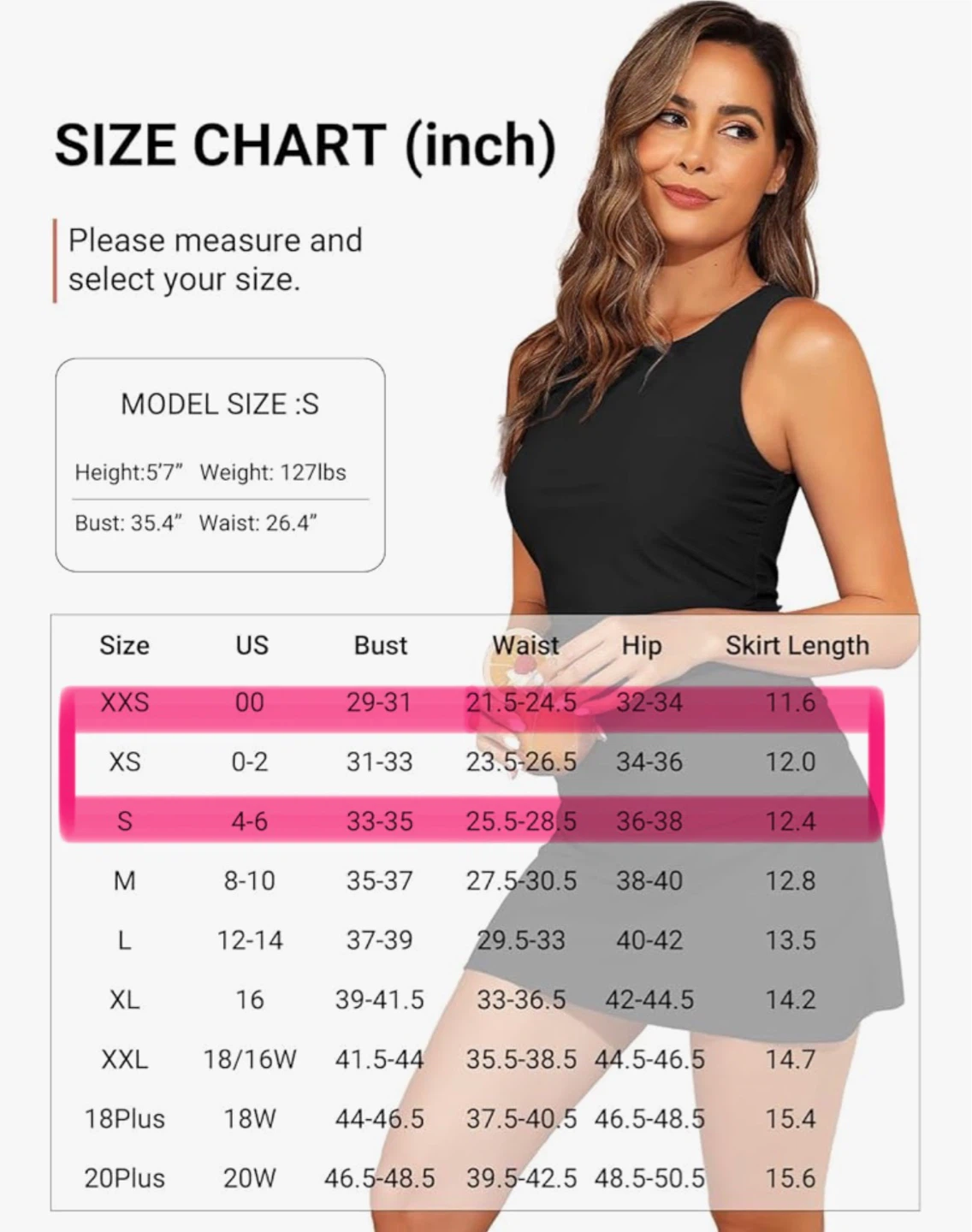 Daci Black 2 piece swimsuit skirt with Built-in Bottom Size XS - photo 4