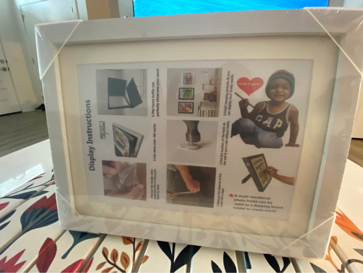 Multi-functional Photo Frame with Display Instructions