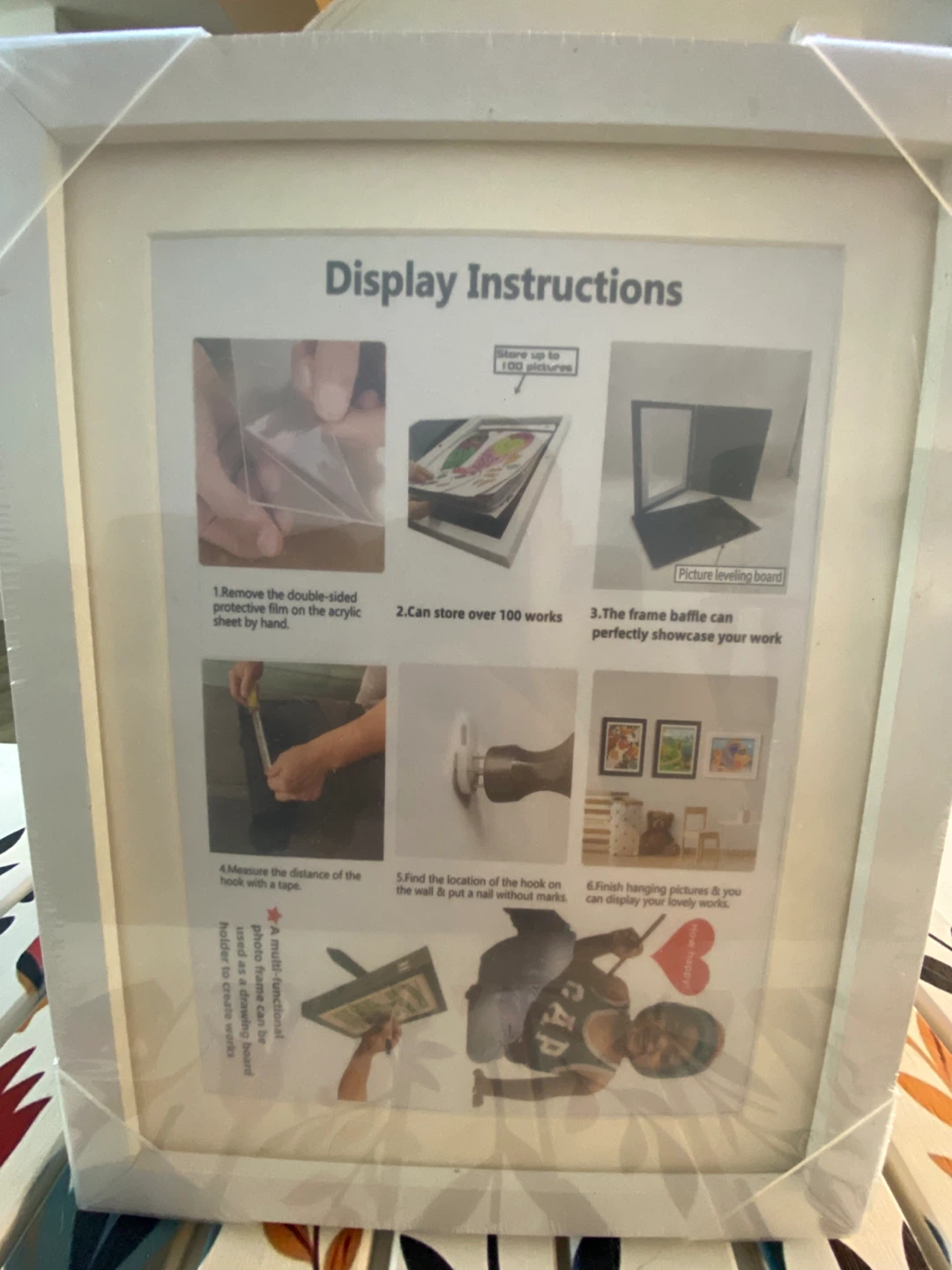 Multi-functional Photo Frame with Display Instructions - photo 2