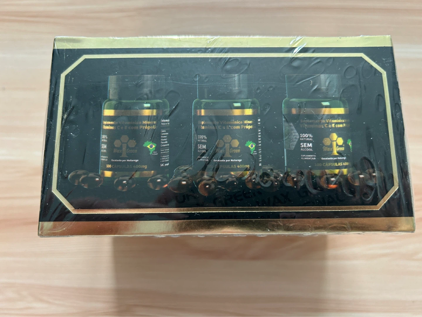 Brazil Wax Green Bee Propolis 500mg (6 bottles of 60 capsules) - photo 5