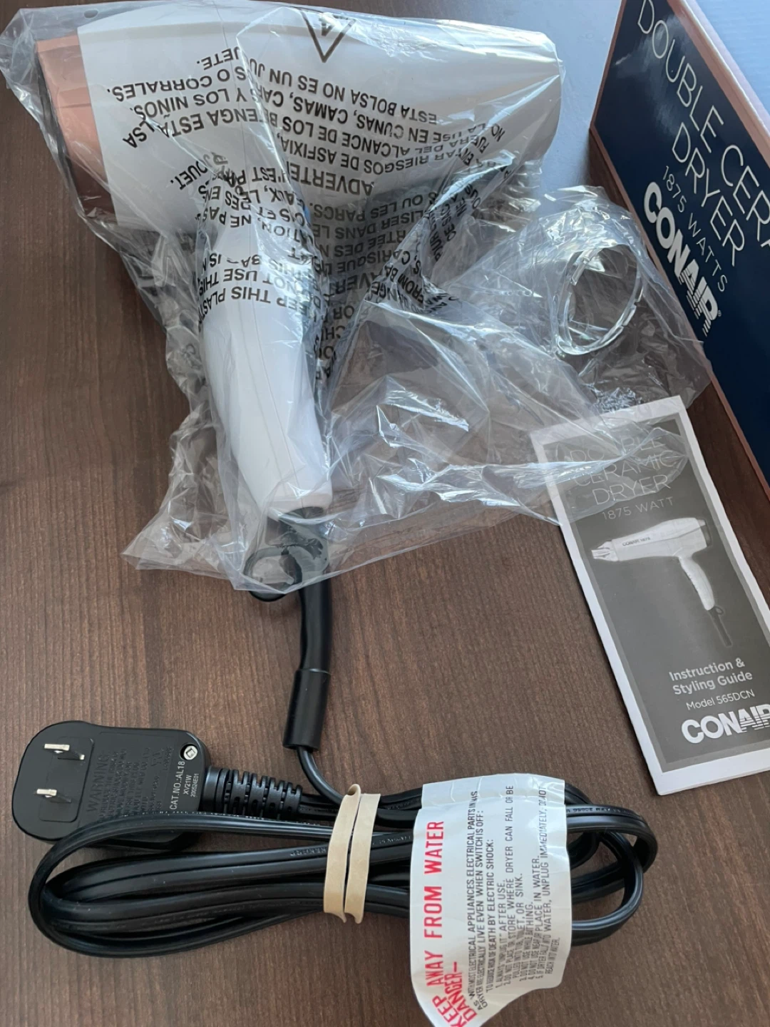 Conair Double Ceramic Hair Dryer 1875 Watts White - photo 3