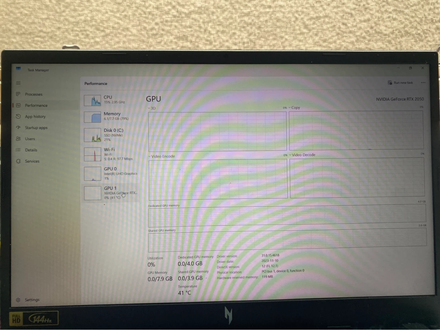 Acer Nitro V15 Gaming Laptop - NVIDIA GeForce RTX 2050 - photo 4