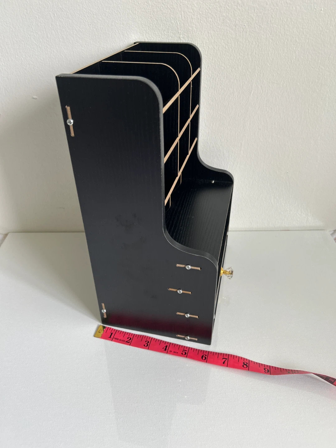 Black Desk Organizer with Drawer - photo 3