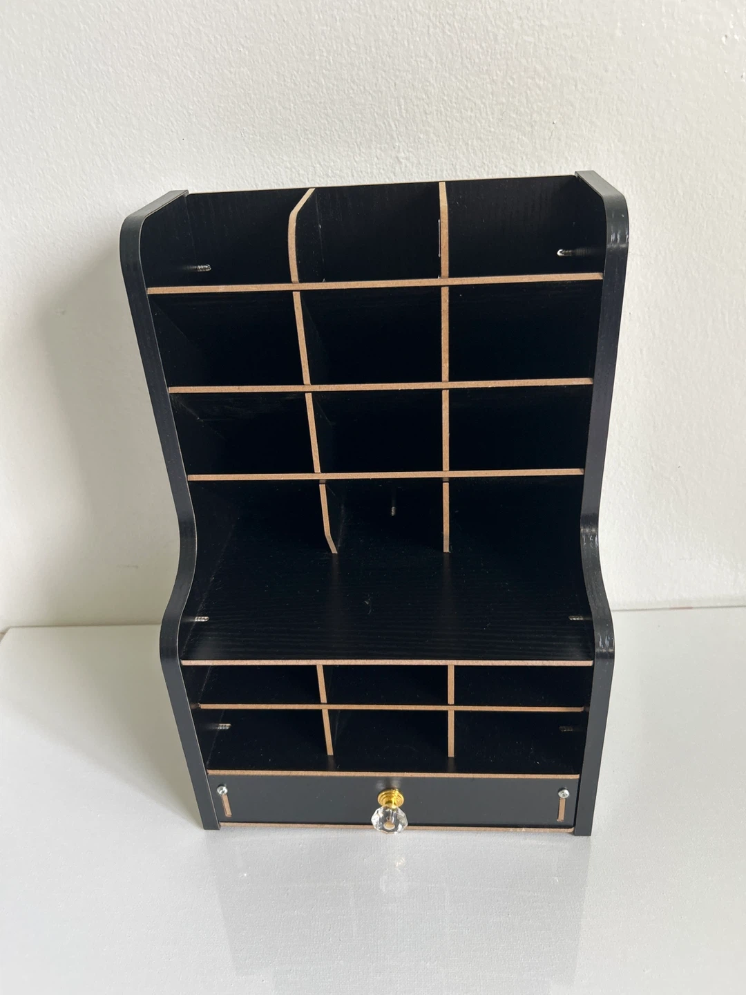 Black Desk Organizer with Drawer - photo 5