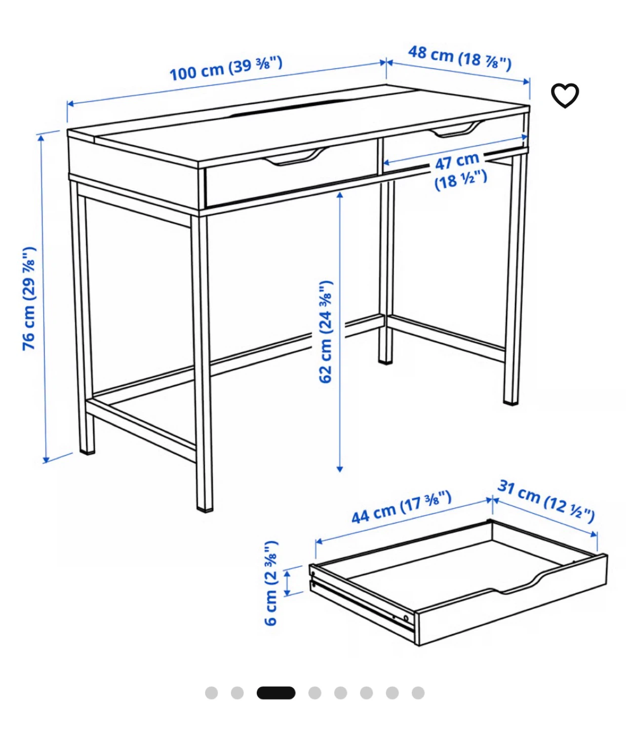 IKEA Alex Desk - photo 2