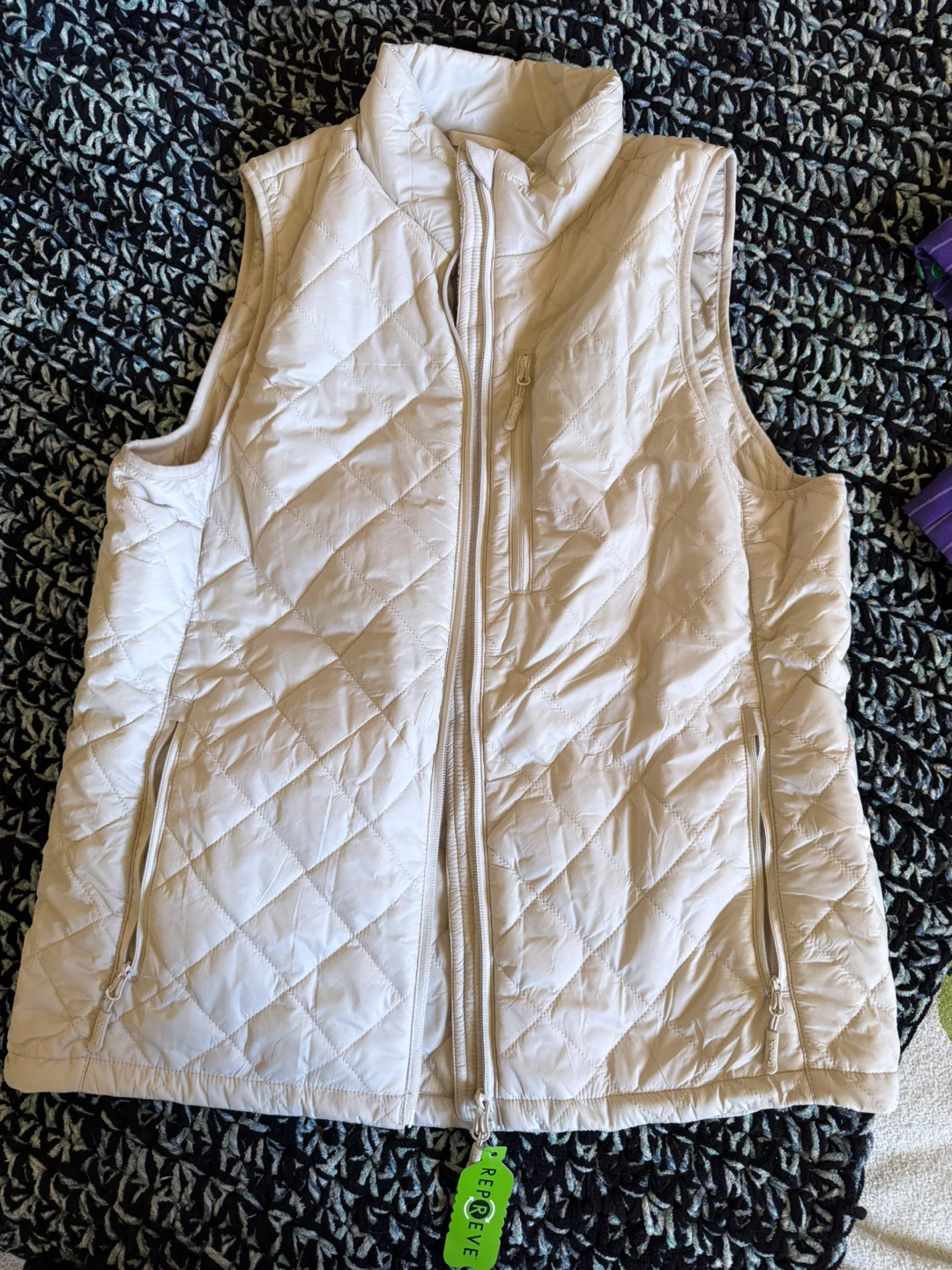 Quilted Vest - Cream