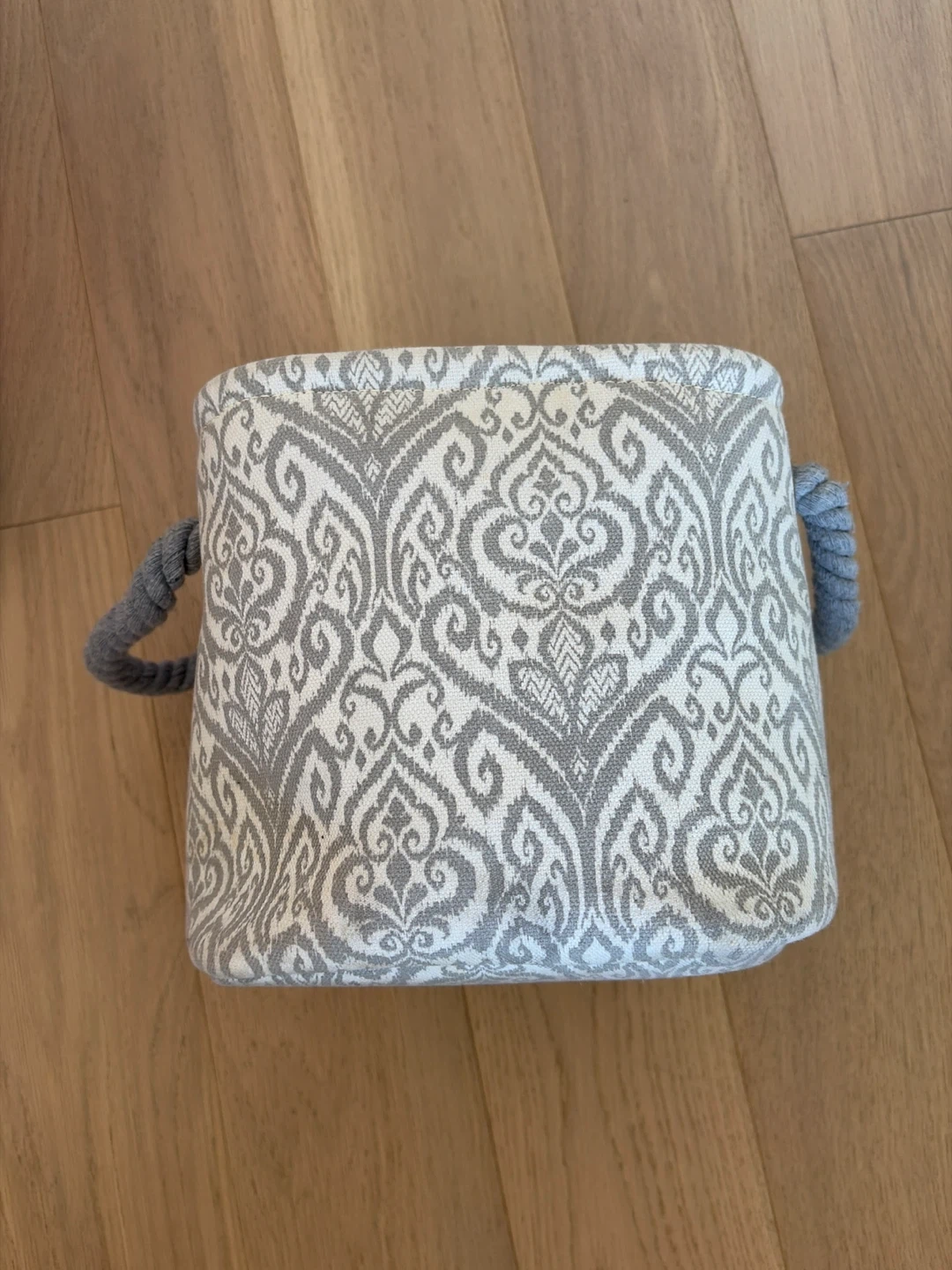 9” storage bin with handles, fabric - photo 2