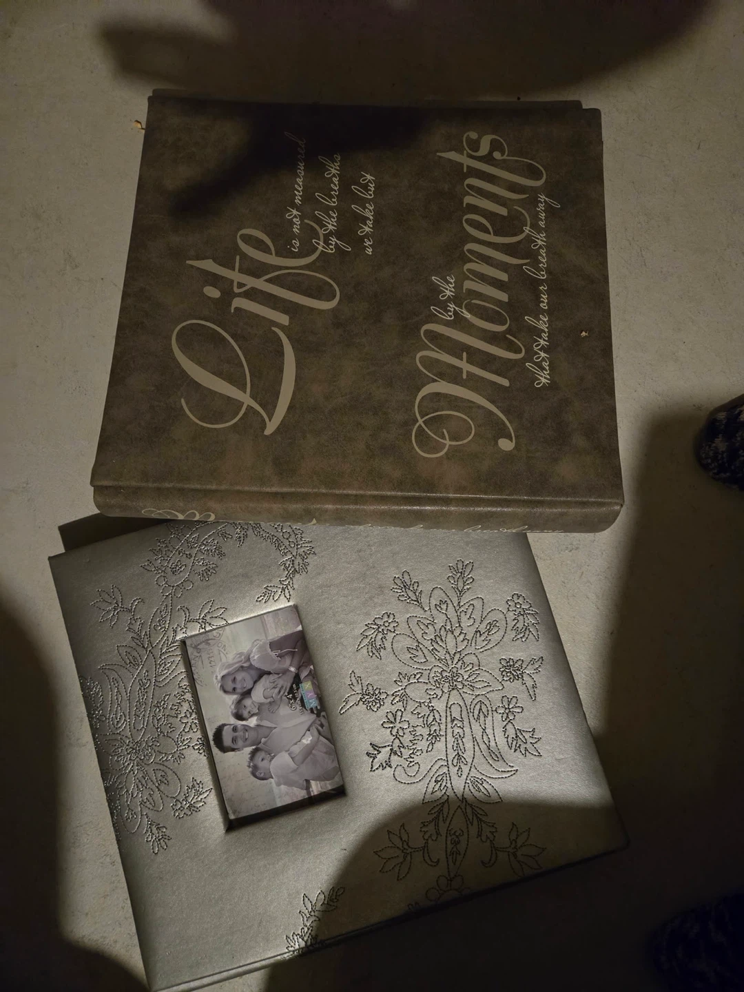 Life's Moments Photo Album with Lid two wedding photo albums