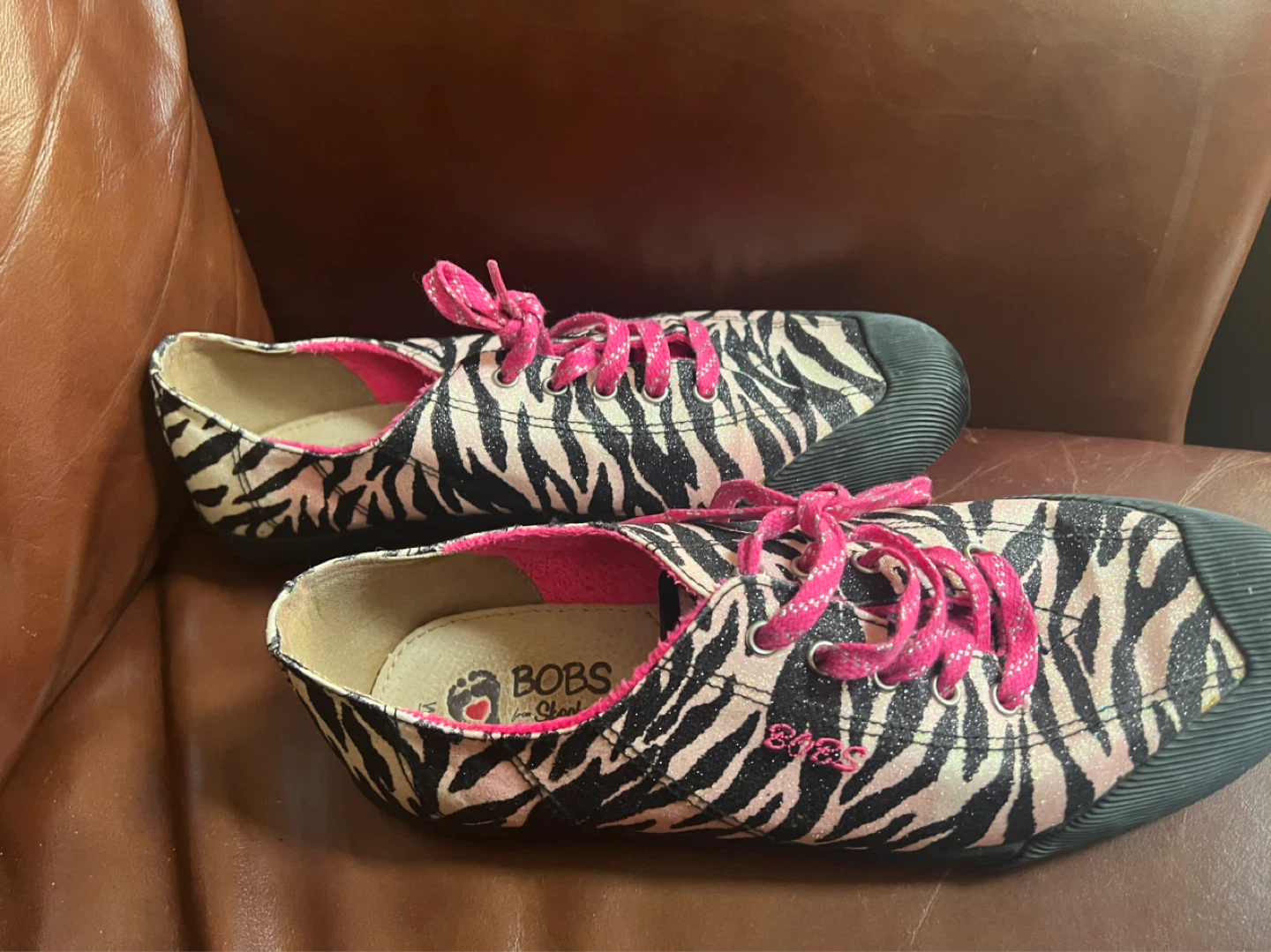 BOBS for Skechers Zebra Print Women's Shoes W 10 - photo 3