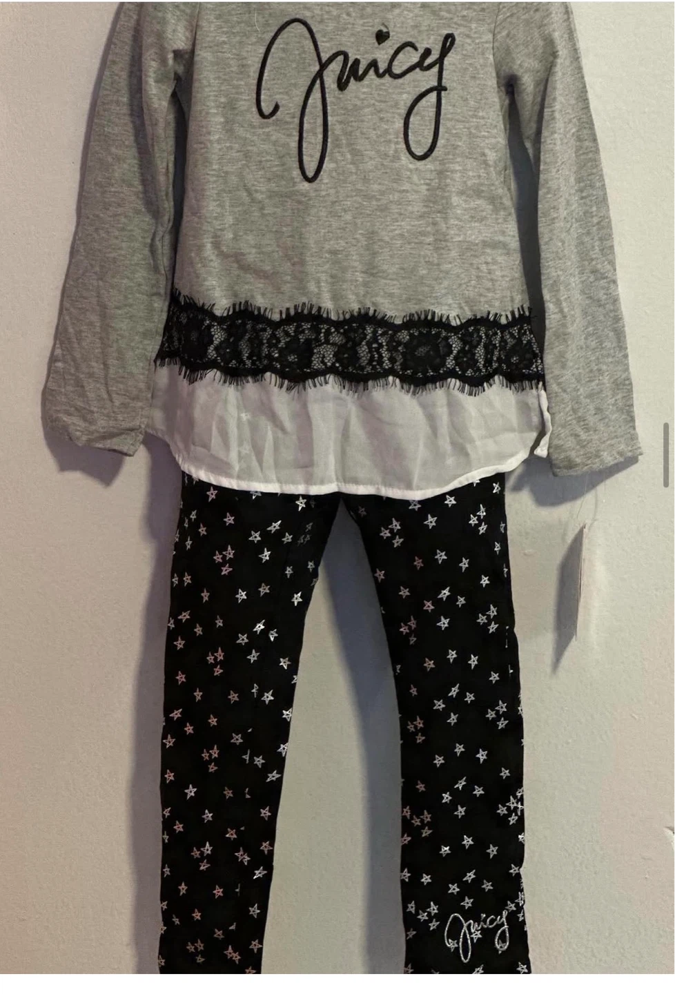 GIRLS 2PC LEGGINGS SUITE (SIZES: 5 & 6)
