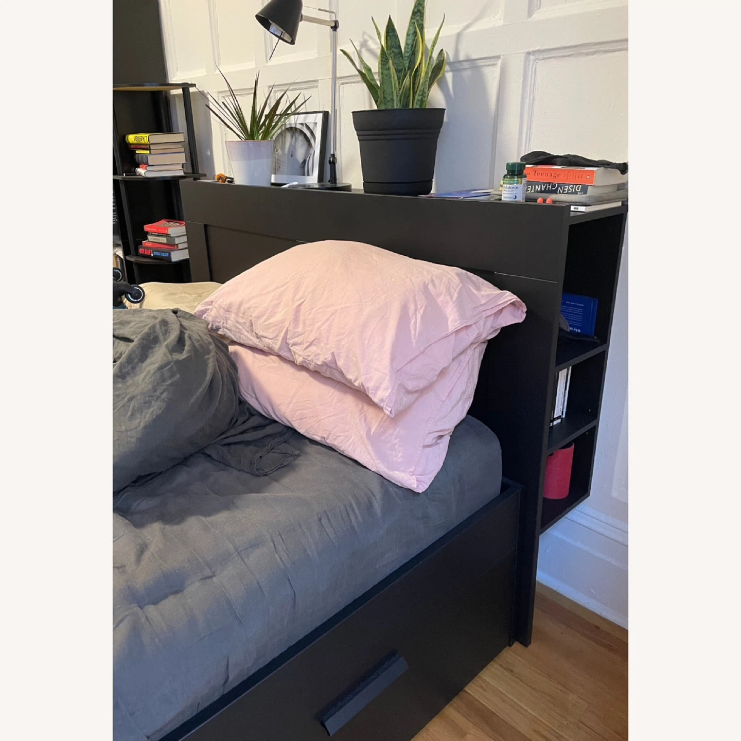 Excellent condition Queen bed frame +Free delivery - photo 3