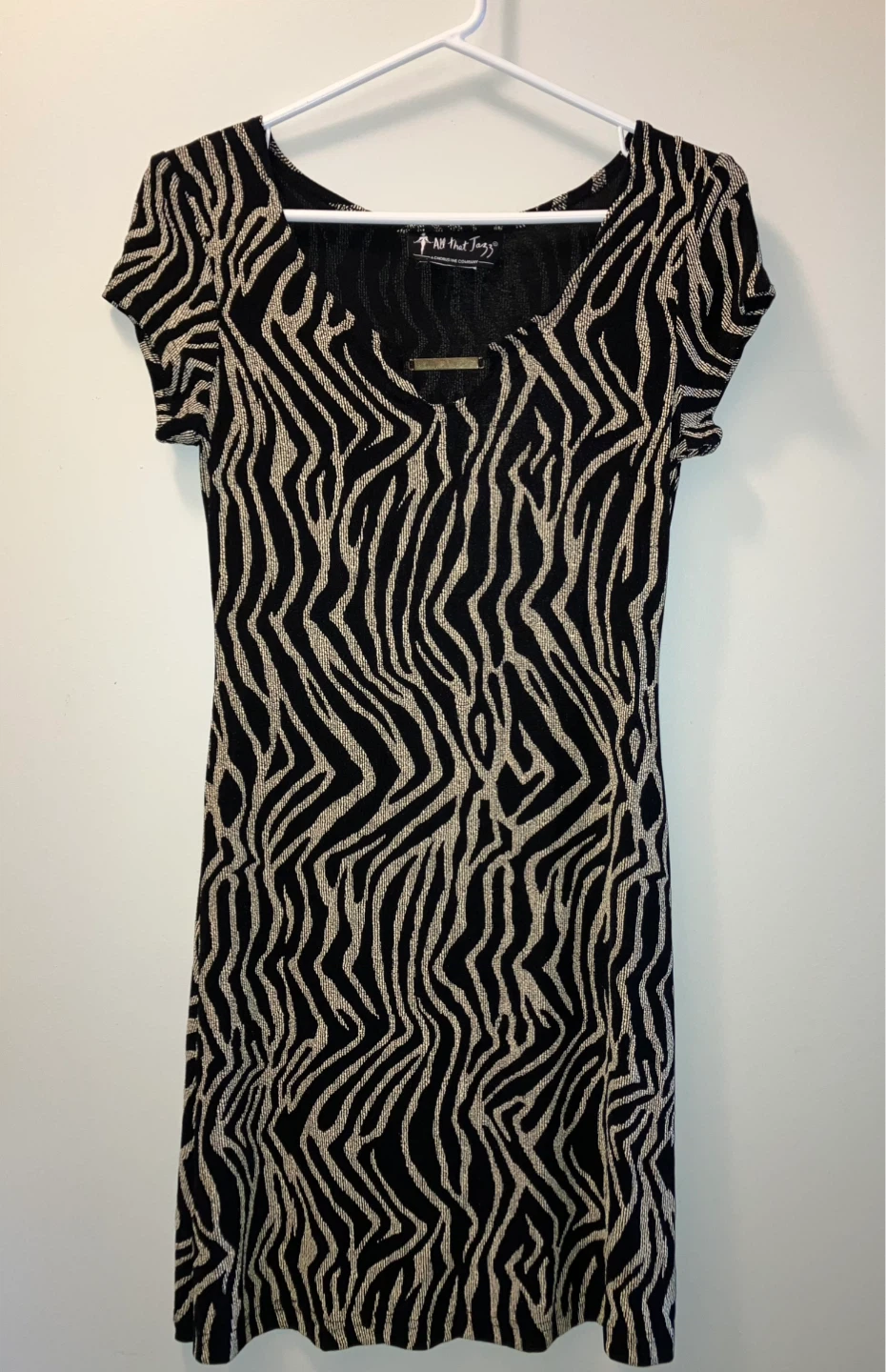 All That Jazz Dress with Zebra Print