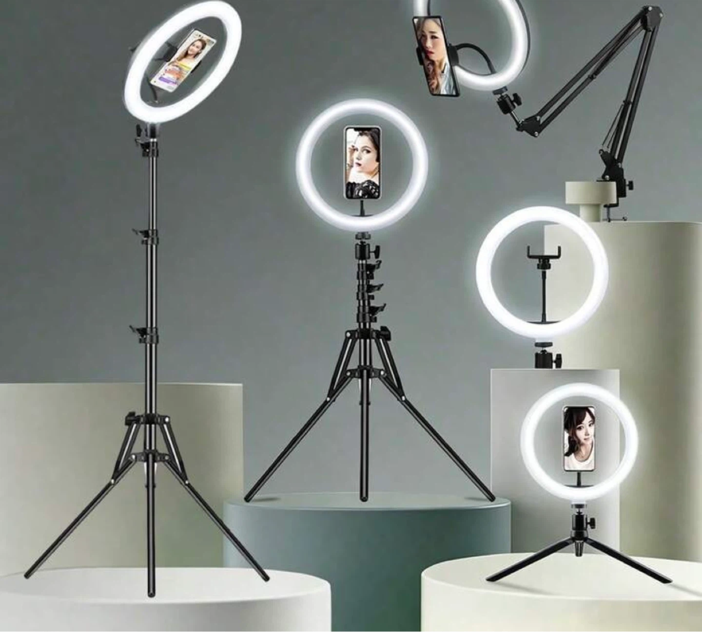 Ring Light with Adjustable Tripod Stand