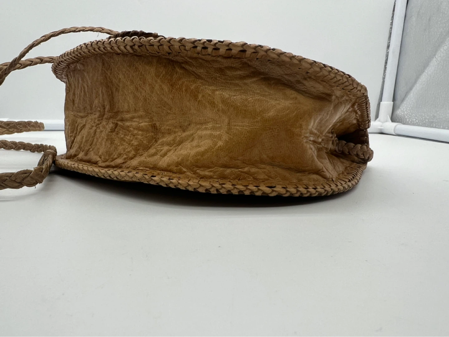 NEW HAND CRAFTED Snakeskin Leather Tribal Hobo Crossbody Bag - photo 4