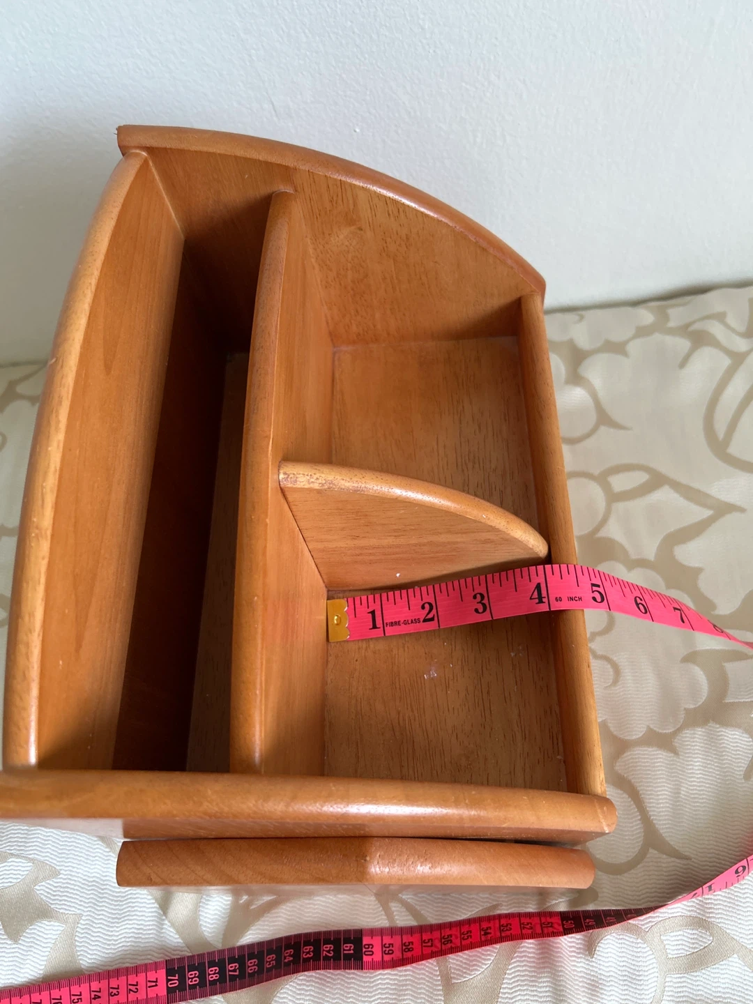 Wooden Desk Organizer with Drawer - photo 5