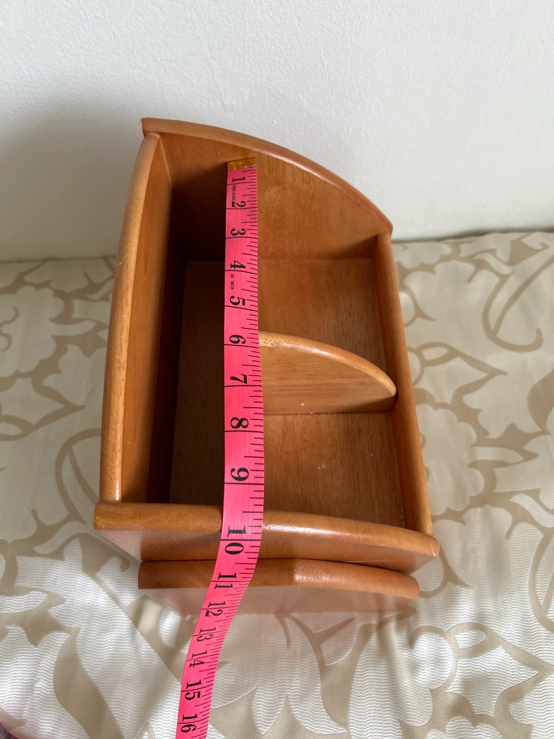 Wooden Desk Organizer with Drawer - photo 4